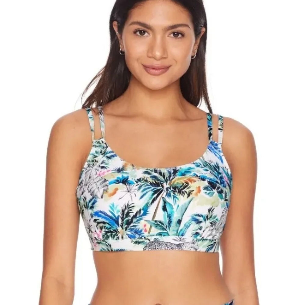 Sunsets Women's Seascape Taylor Bralette Top Size 36E/34F/32G